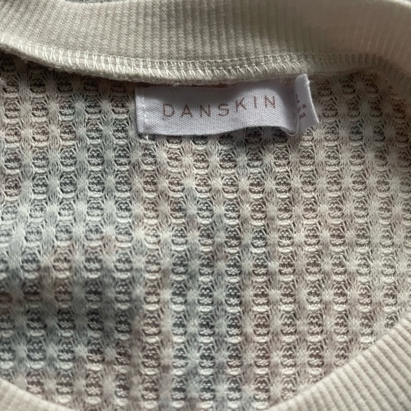 Danskin Marble Print Waffle 2pc Pj Set Size Large - Picture 6 of 15